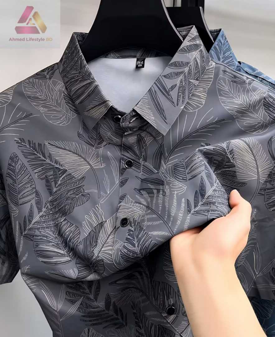Premium China Fabric Ultra Soft Casual Half Sleece Summer Shirt For Men