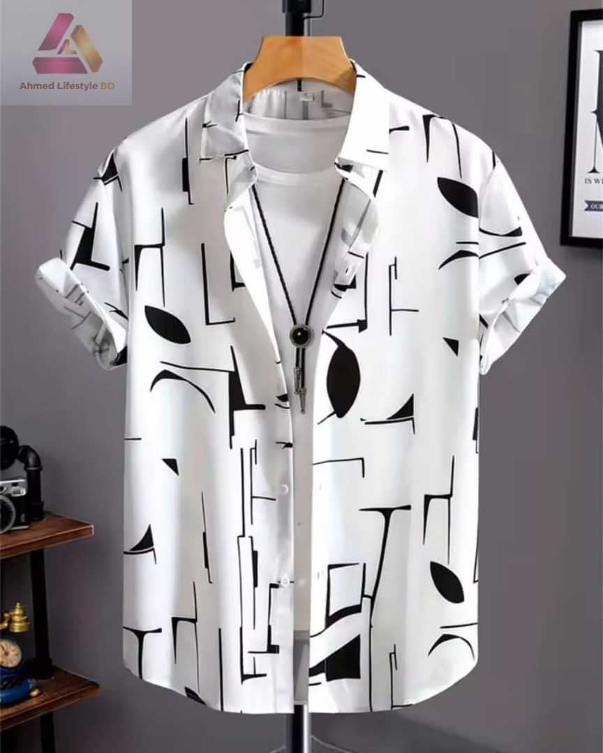 Premium China Fabric Ultra Soft Casual Half Sleece Summer Shirt For Men